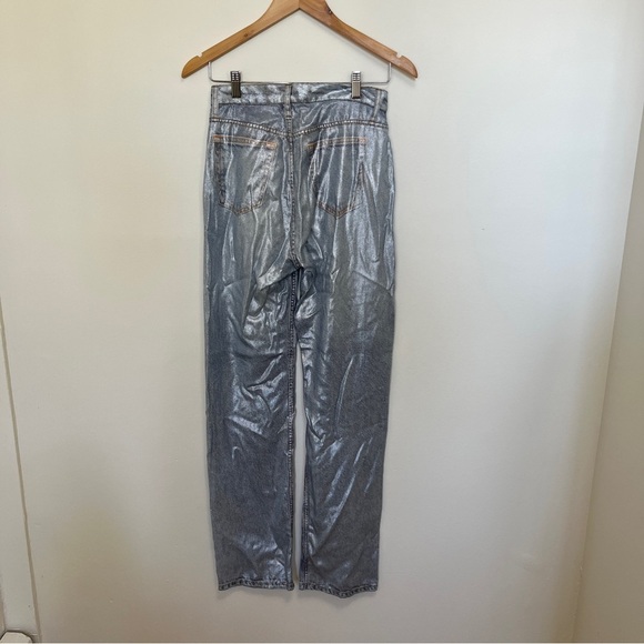 Rag & Bone Alex Liquid High Rise Straight Pants Size 24 - Picture 6 of 7
